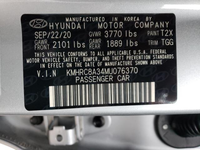 Photo 9 VIN: KMHRC8A34MU076370 - HYUNDAI VENUE SEL 