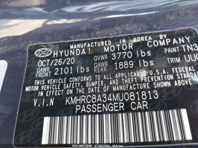 Photo 8 VIN: KMHRC8A34MU081813 - HYUNDAI VENUE 