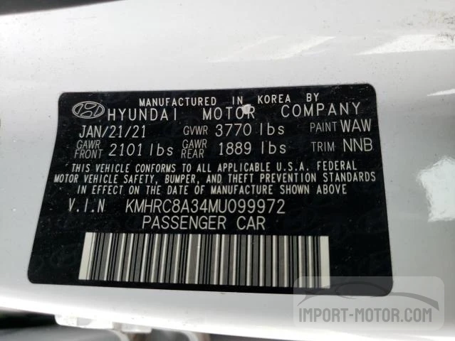 Photo 11 VIN: KMHRC8A34MU099972 - HYUNDAI VENUE 