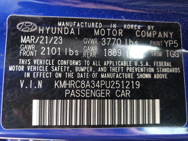 Photo 11 VIN: KMHRC8A34PU251219 - HYUNDAI VENUE SEL 