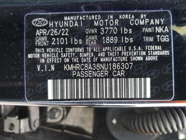 Photo 11 VIN: KMHRC8A38NU186307 - HYUNDAI VENUE SEL 