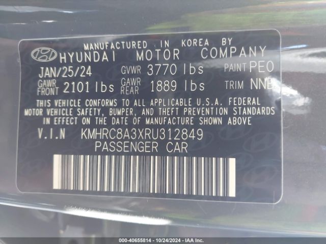 Photo 8 VIN: KMHRC8A3XRU312849 - HYUNDAI VENUE 