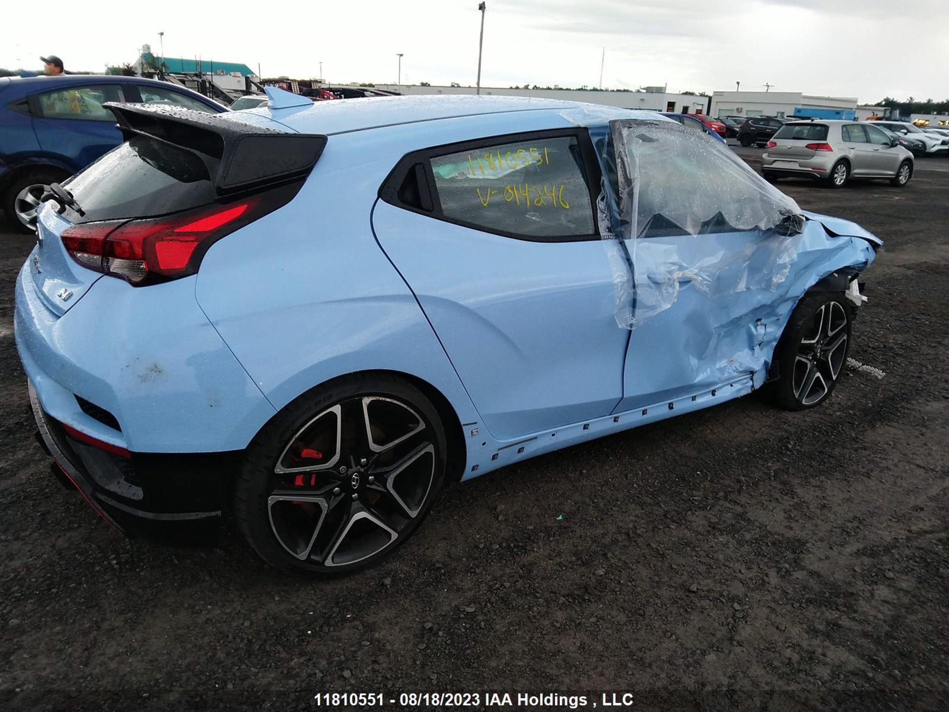 Photo 3 VIN: KMHT36AH2NU014246 - HYUNDAI VELOSTER 