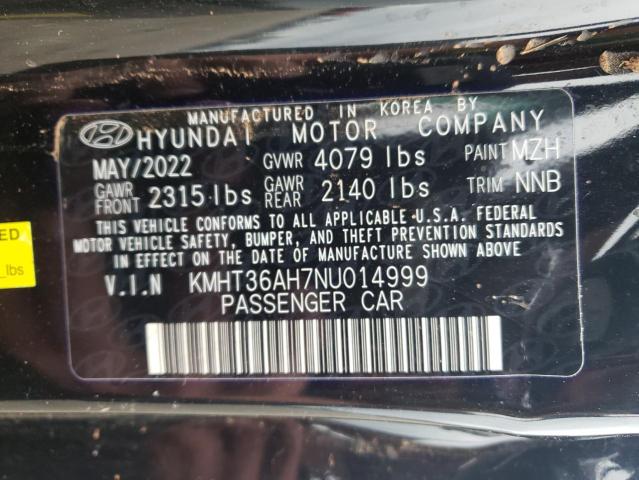 Photo 11 VIN: KMHT36AH7NU014999 - HYUNDAI VELOSTER 