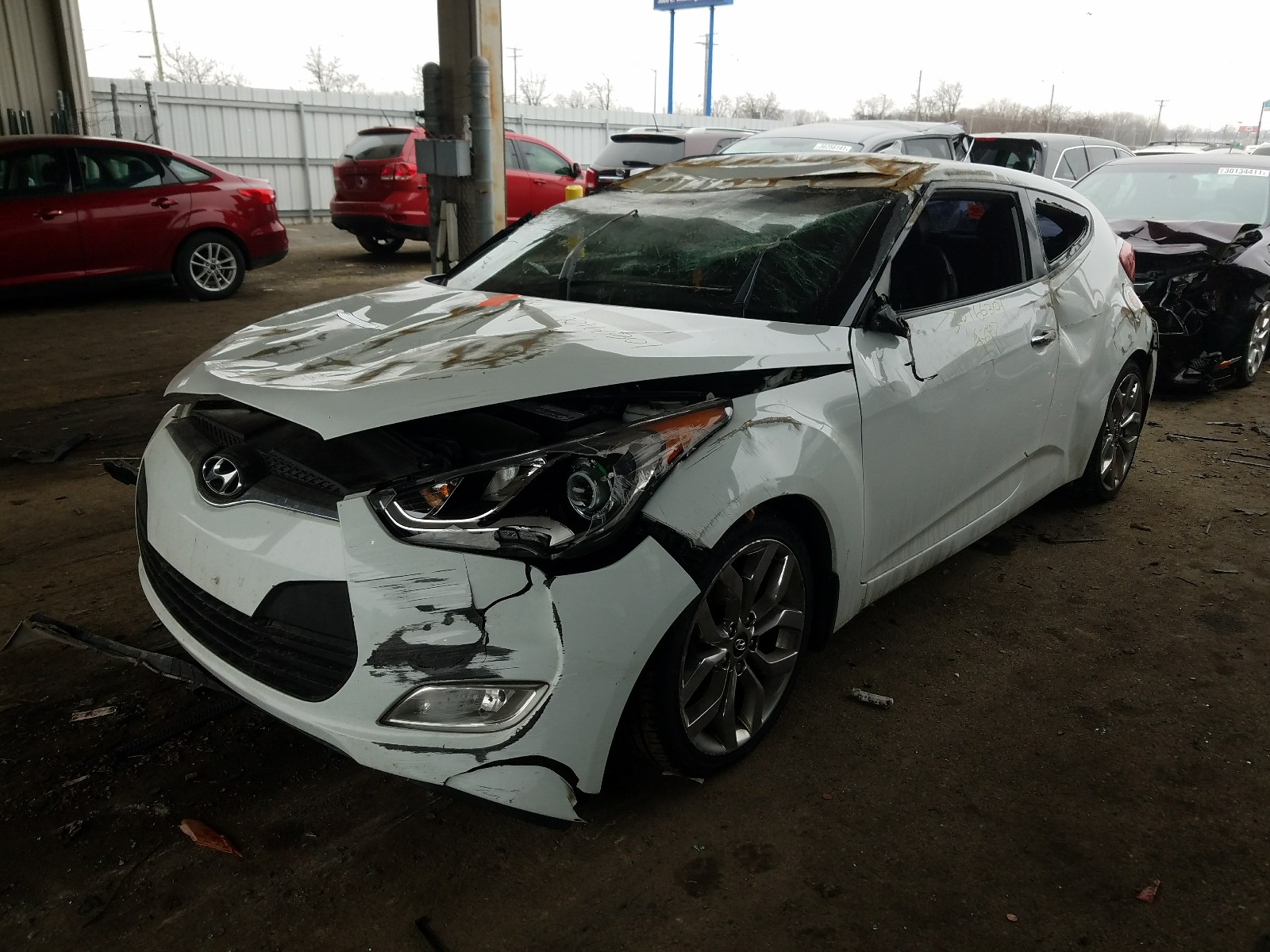 Photo 1 VIN: KMHTC6AD0FU219529 - HYUNDAI VELOSTER 