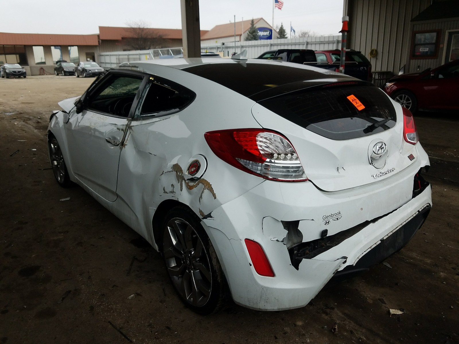 Photo 2 VIN: KMHTC6AD0FU219529 - HYUNDAI VELOSTER 