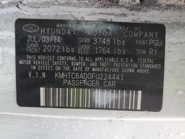 Photo 11 VIN: KMHTC6AD0FU224441 - HYUNDAI VELOSTER 