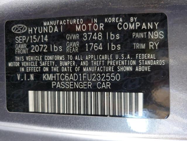 Photo 11 VIN: KMHTC6AD1FU232550 - HYUNDAI VELOSTER 