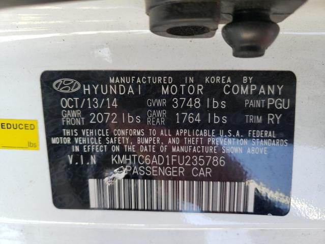 Photo 11 VIN: KMHTC6AD1FU235786 - HYUNDAI VELOSTER 