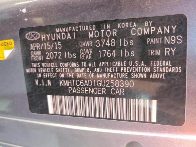 Photo 11 VIN: KMHTC6AD1GU258390 - HYUNDAI VELOSTER 