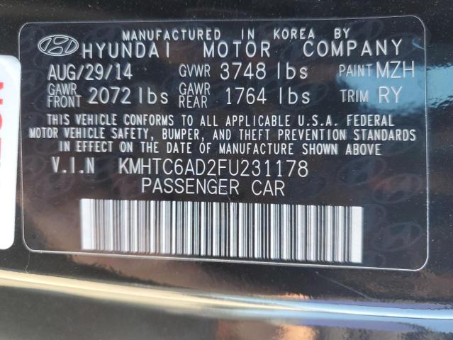 Photo 12 VIN: KMHTC6AD2FU231178 - HYUNDAI VELOSTER 