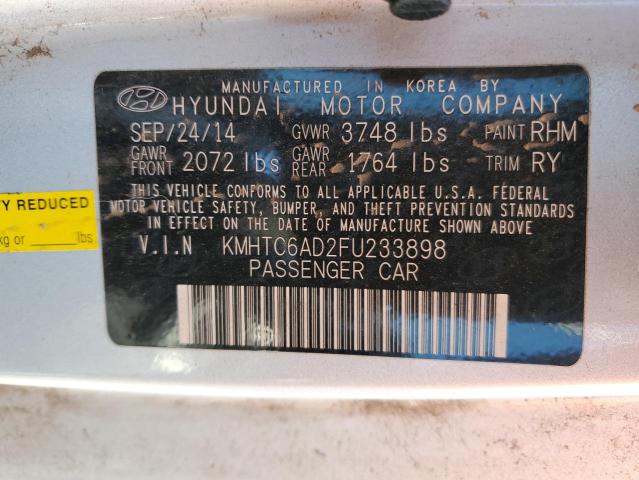 Photo 11 VIN: KMHTC6AD2FU233898 - HYUNDAI VELOSTER 