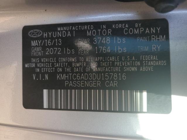 Photo 12 VIN: KMHTC6AD3DU157816 - HYUNDAI VELOSTER 