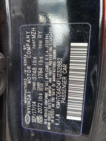 Photo 11 VIN: KMHTC6AD4FU232882 - HYUNDAI VELOSTER 