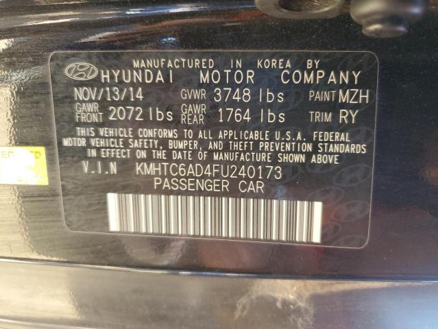 Photo 11 VIN: KMHTC6AD4FU240173 - HYUNDAI VELOSTER 