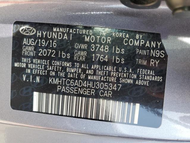 Photo 11 VIN: KMHTC6AD4HU305347 - HYUNDAI VELOSTER 