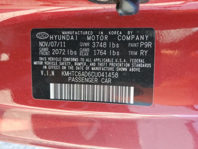 Photo 12 VIN: KMHTC6AD6CU041458 - HYUNDAI VELOSTER 