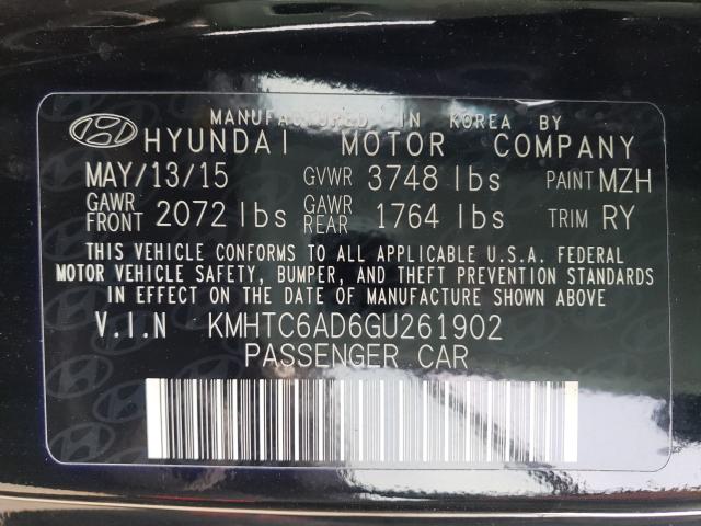 Photo 9 VIN: KMHTC6AD6GU261902 - HYUNDAI VELOSTER 