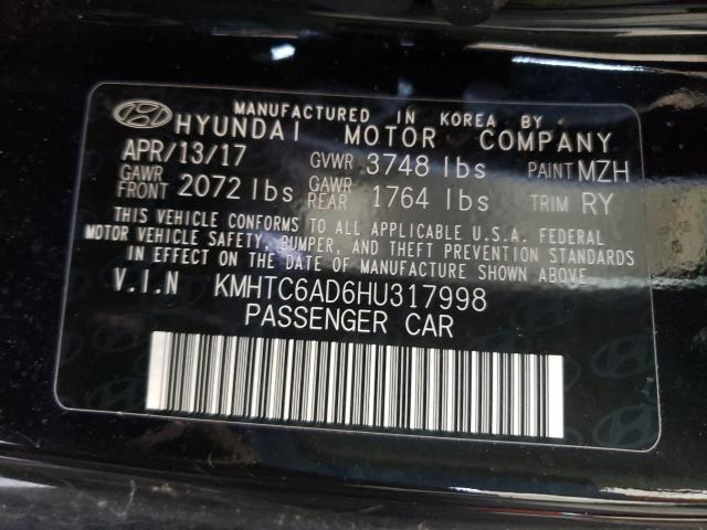 Photo 9 VIN: KMHTC6AD6HU317998 - HYUNDAI VELOSTER 