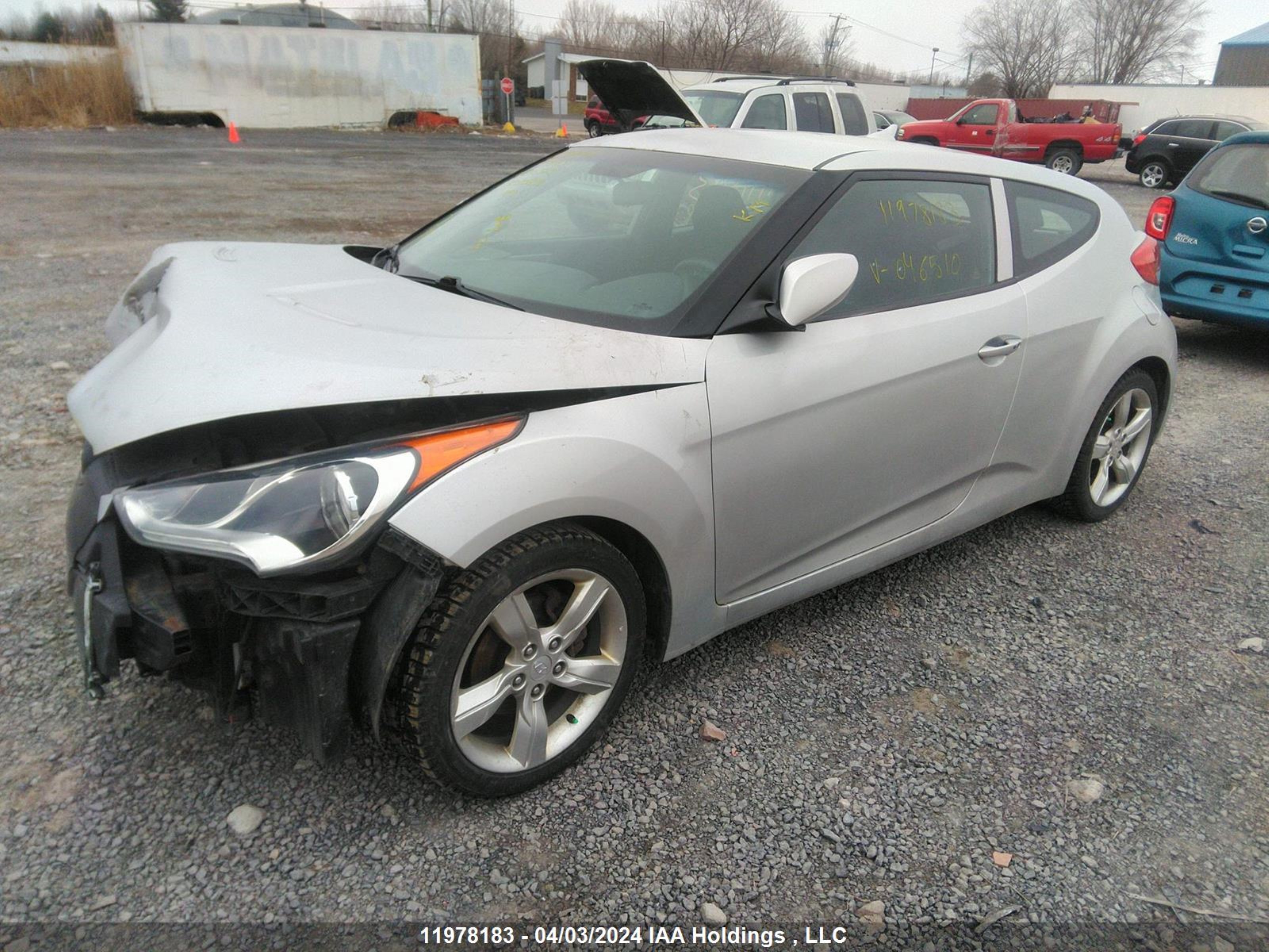 Photo 1 VIN: KMHTC6AD7CU046510 - HYUNDAI VELOSTER 