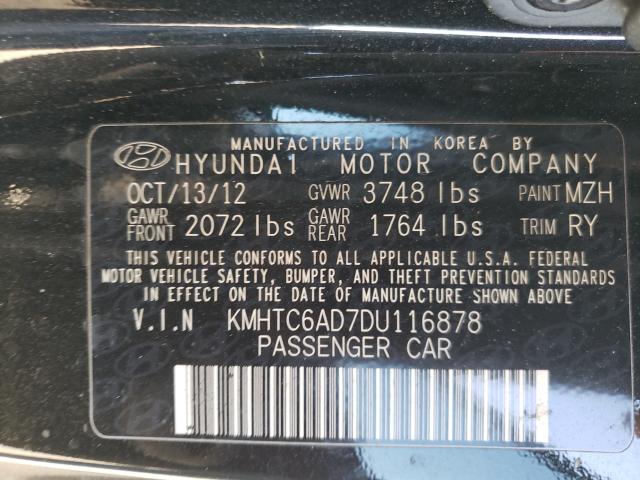 Photo 9 VIN: KMHTC6AD7DU116878 - HYUNDAI VELOSTER 