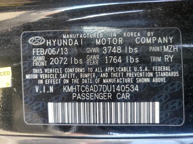 Photo 11 VIN: KMHTC6AD7DU140534 - HYUNDAI VELOSTER 