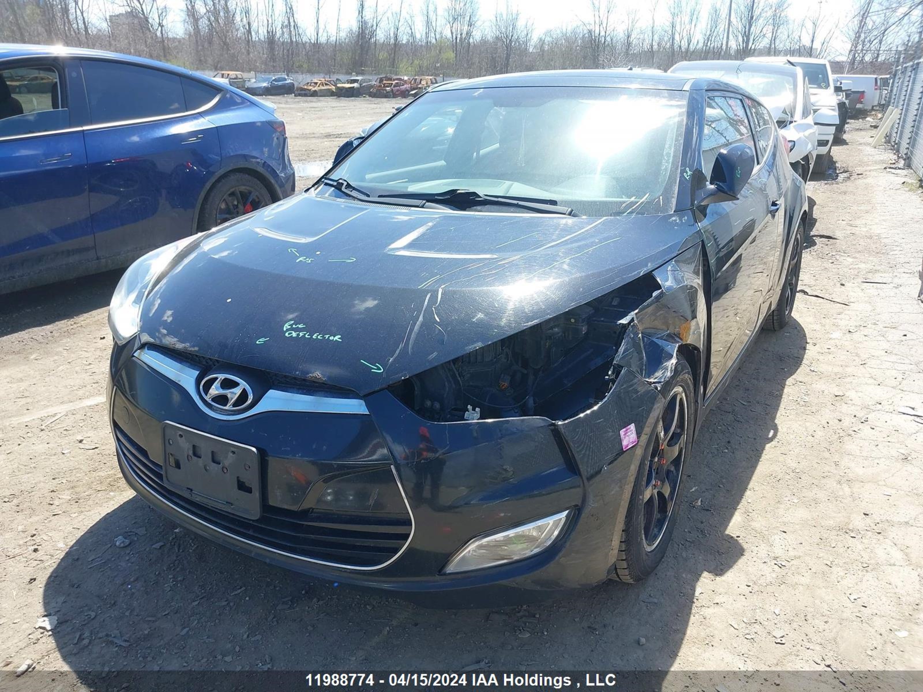 Photo 1 VIN: KMHTC6AD8CU025858 - HYUNDAI VELOSTER 