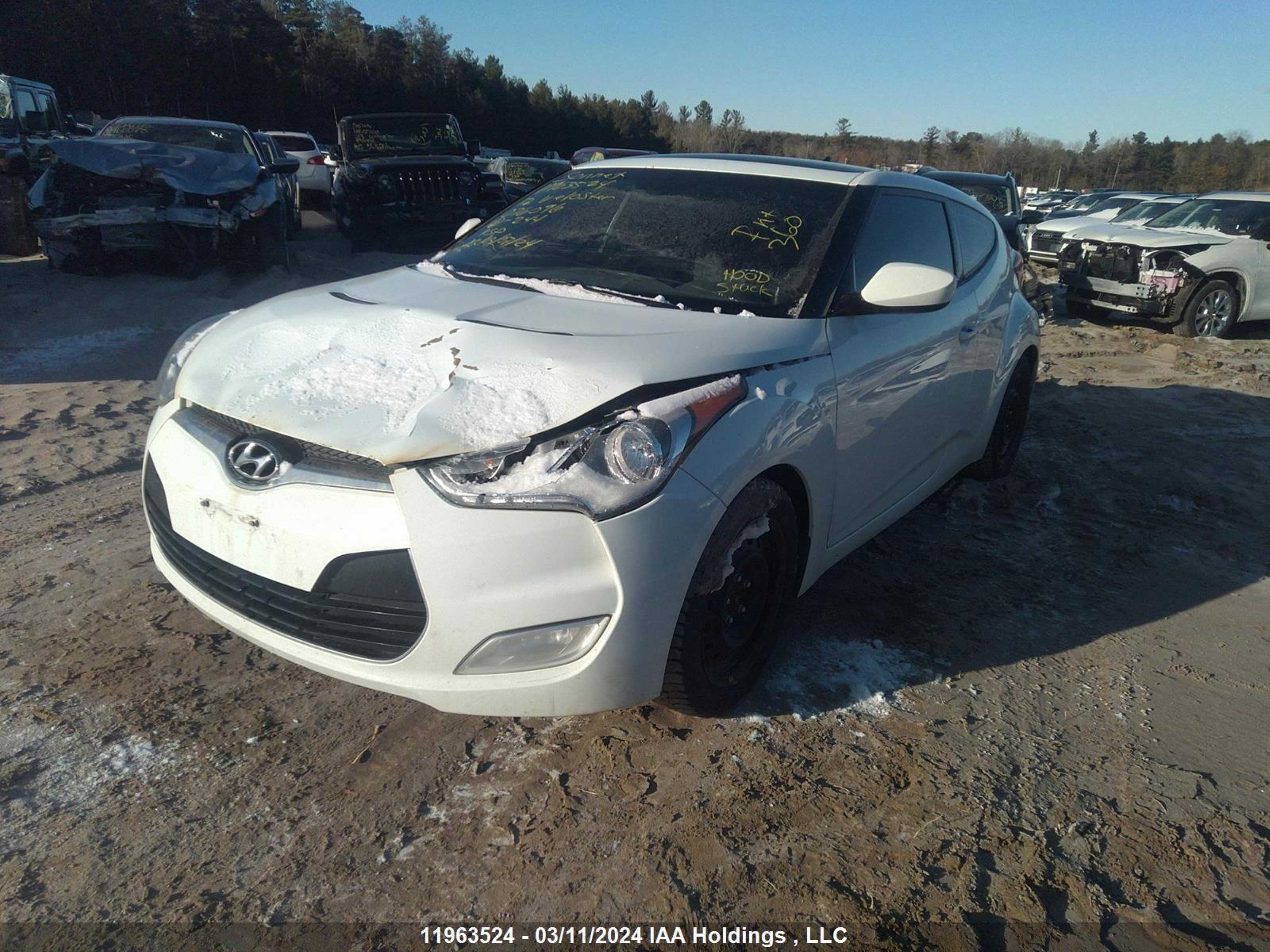 Photo 1 VIN: KMHTC6AD8CU076096 - HYUNDAI VELOSTER 