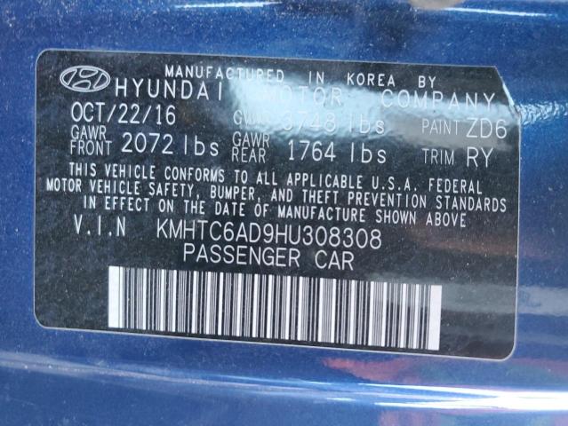 Photo 11 VIN: KMHTC6AD9HU308308 - HYUNDAI VELOSTER 