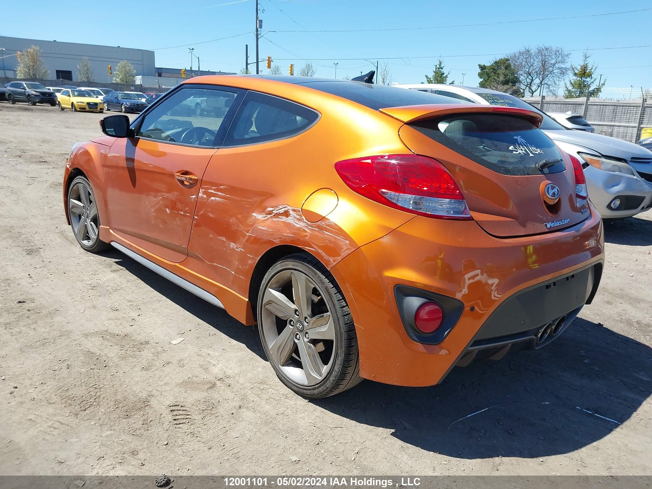 Photo 2 VIN: KMHTC6AE0DU180401 - HYUNDAI VELOSTER 