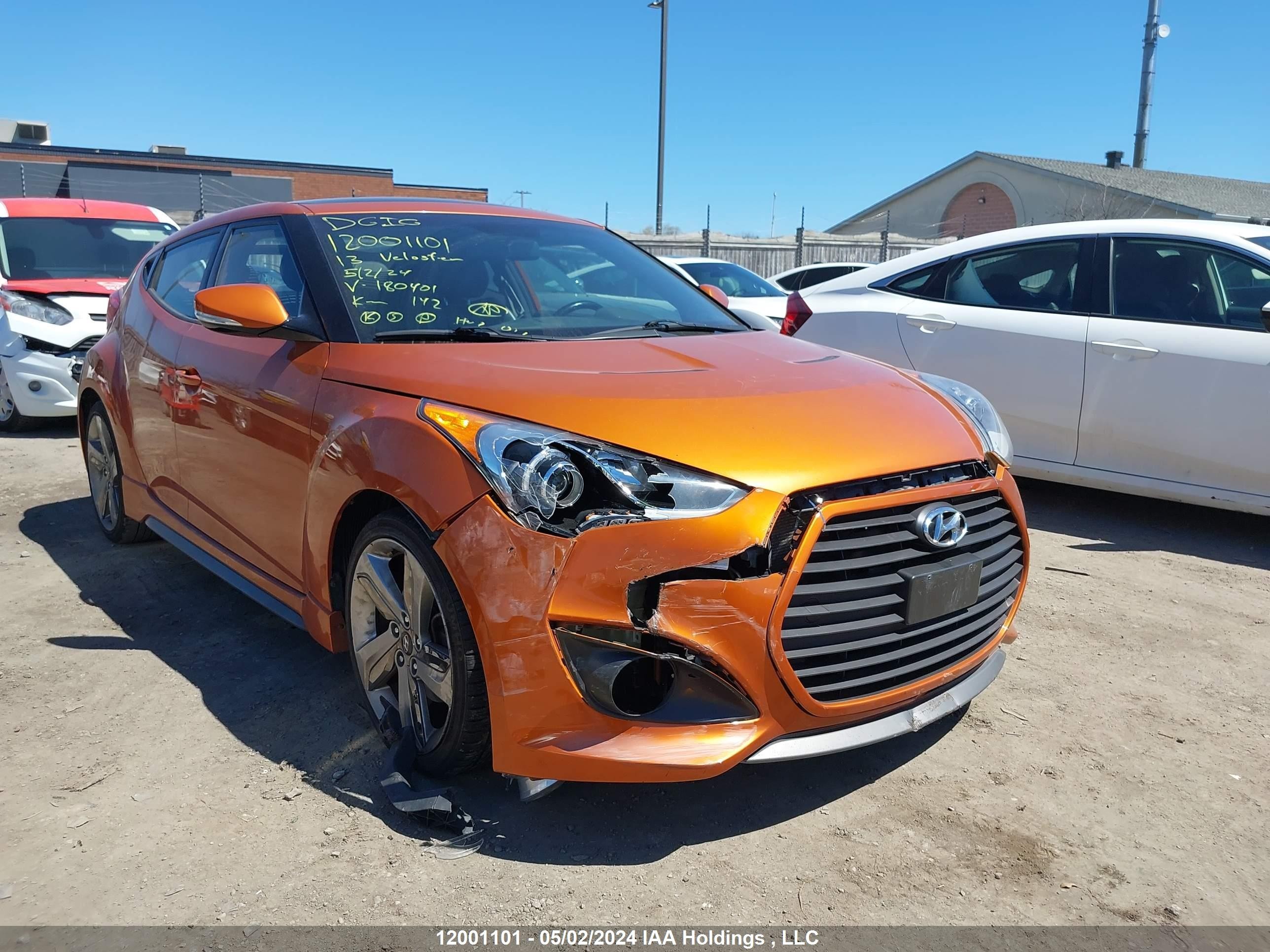 Photo 5 VIN: KMHTC6AE0DU180401 - HYUNDAI VELOSTER 