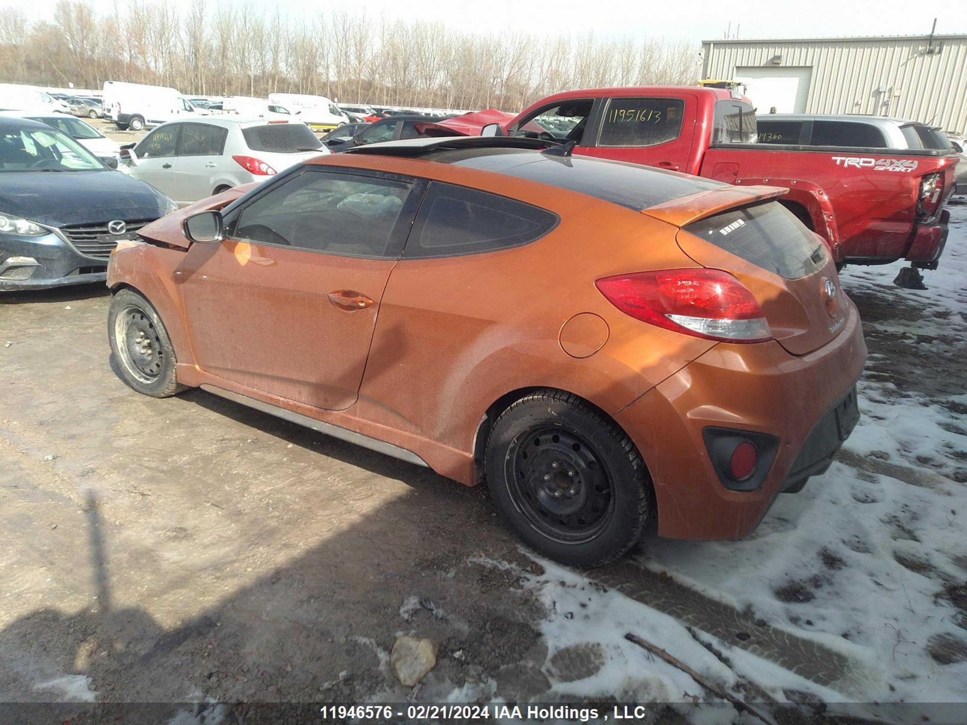 Photo 2 VIN: KMHTC6AE3DU131614 - HYUNDAI VELOSTER 