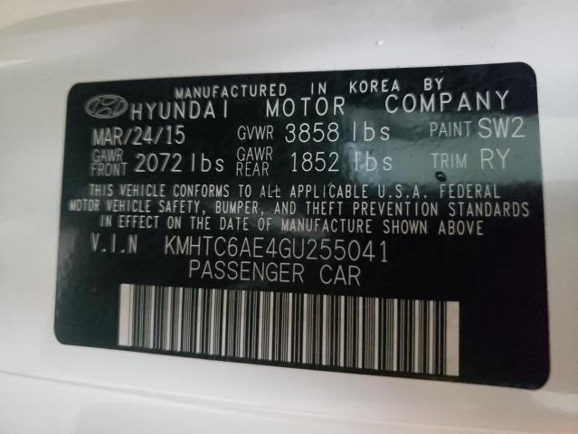 Photo 9 VIN: KMHTC6AE4GU255041 - HYUNDAI VELOSTER T 