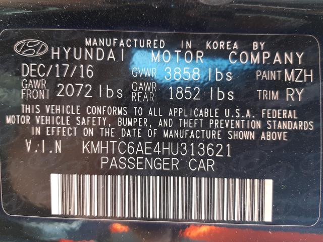 Photo 9 VIN: KMHTC6AE4HU313621 - HYUNDAI VELOSTER T 