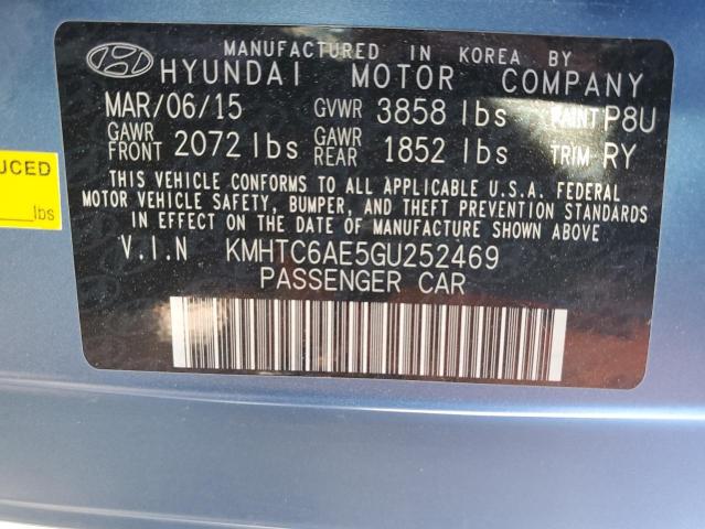 Photo 11 VIN: KMHTC6AE5GU252469 - HYUNDAI VELOSTER 