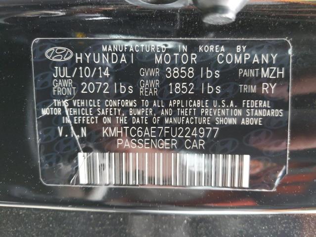 Photo 11 VIN: KMHTC6AE7FU224977 - HYUNDAI VELOSTER 