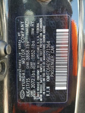 Photo 11 VIN: KMHTC6AE9GU271364 - HYUNDAI VELOSTER 