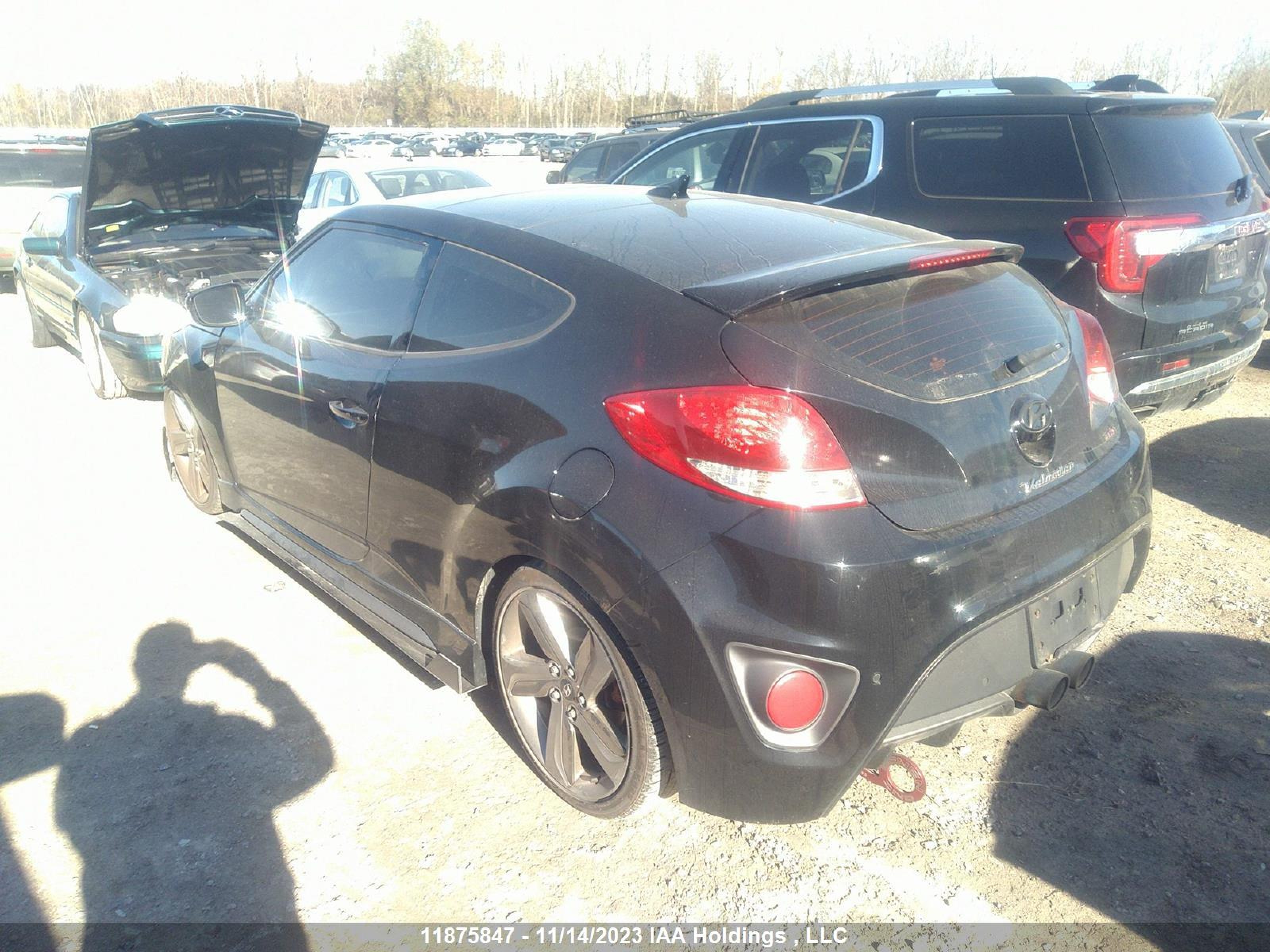 Photo 2 VIN: KMHTC6AEXEU209677 - HYUNDAI VELOSTER 