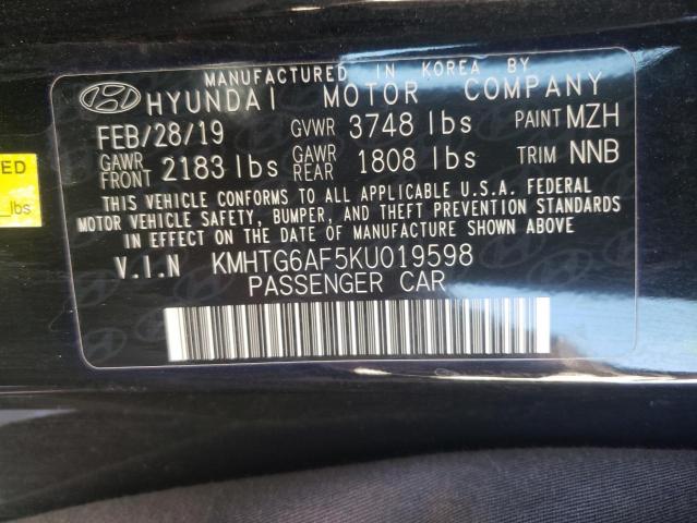 Photo 9 VIN: KMHTG6AF5KU019598 - HYUNDAI VELOSTER B 