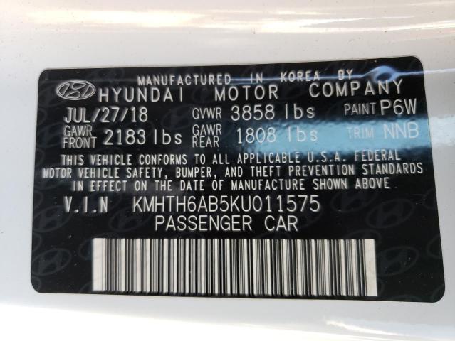 Photo 11 VIN: KMHTH6AB5KU011575 - HYUNDAI VELOSTER T 