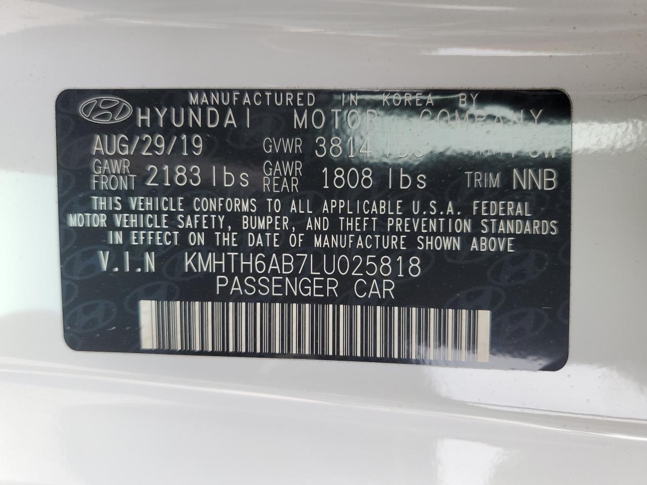 Photo 12 VIN: KMHTH6AB7LU025818 - HYUNDAI VELOSTER 