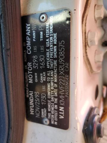 Photo 11 VIN: KMHVF22JXRU908575 - HYUNDAI EXCEL 