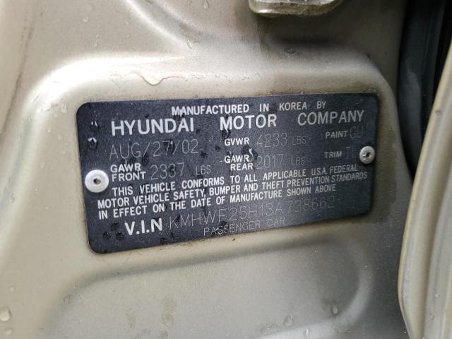 Photo 11 VIN: KMHWF25H13A738662 - HYUNDAI SONATA 