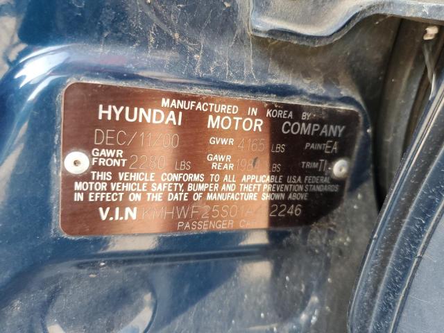 Photo 11 VIN: KMHWF25S01A412246 - HYUNDAI SONATA GL 