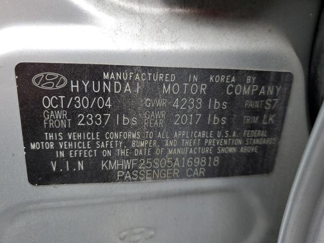 Photo 11 VIN: KMHWF25S05A169818 - HYUNDAI SONATA 