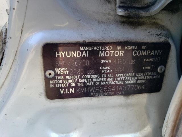 Photo 11 VIN: KMHWF25S41A377064 - HYUNDAI SONATA GL 