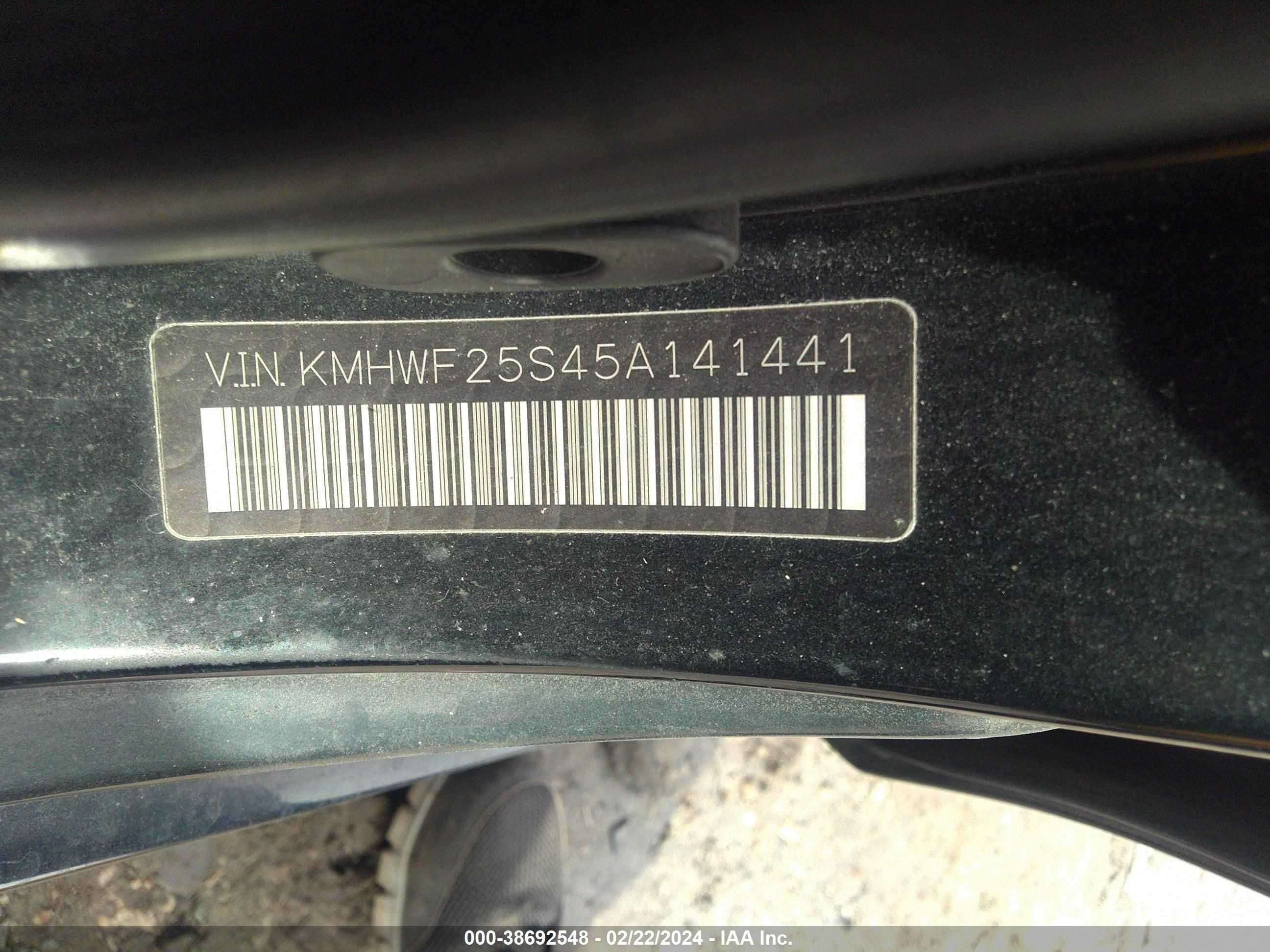 Photo 8 VIN: KMHWF25S45A141441 - HYUNDAI SONATA 