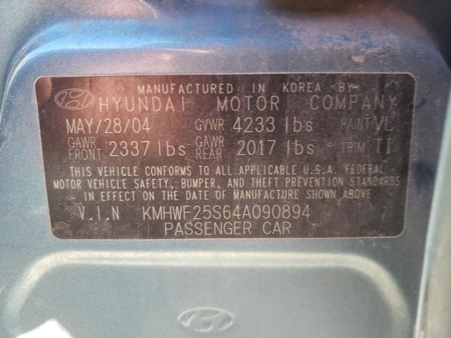 Photo 9 VIN: KMHWF25S64A090894 - HYUNDAI SONATA 