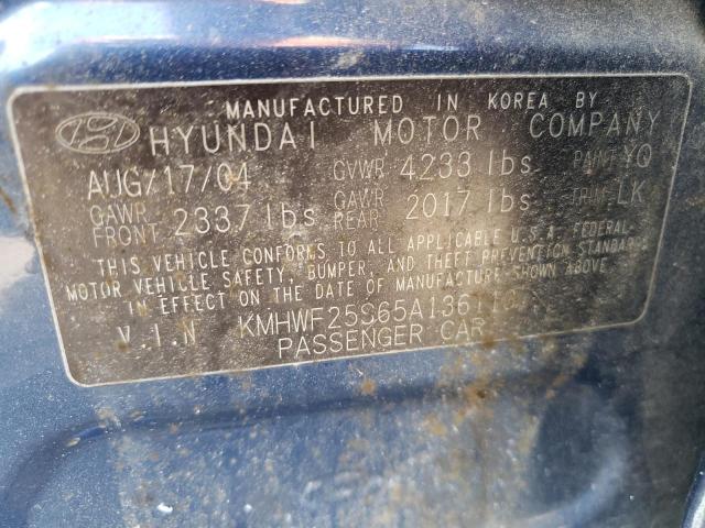 Photo 11 VIN: KMHWF25S65A136113 - HYUNDAI SONATA GL 