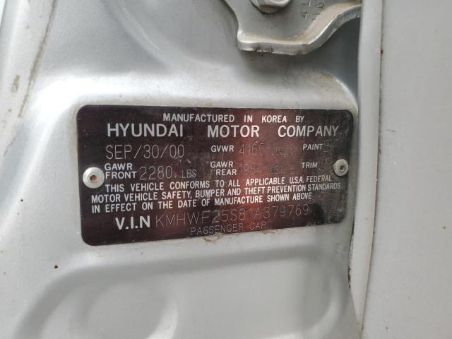 Photo 11 VIN: KMHWF25S81A379769 - HYUNDAI SONATA GL 